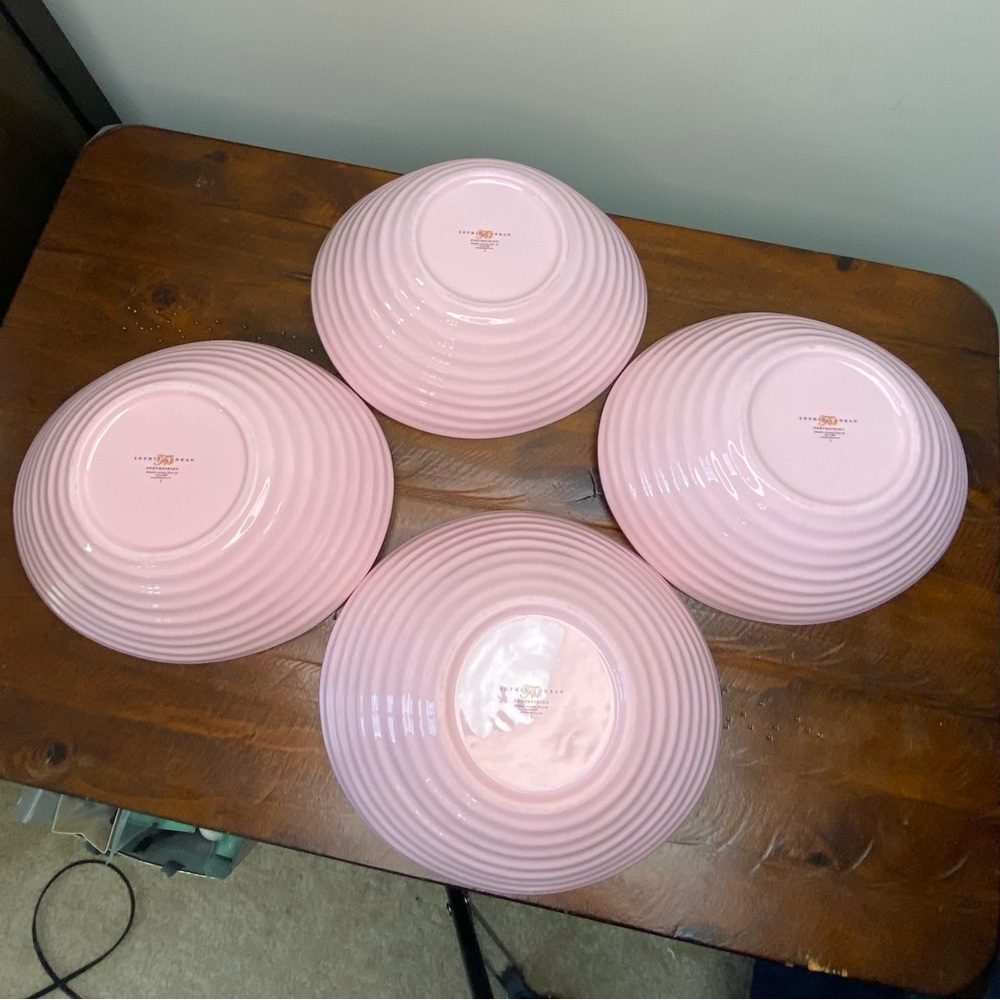 Sophie Conran Pink, Coupe Cereal Bowls set of (4)  by Portmeirion - Picture 5 of 9
